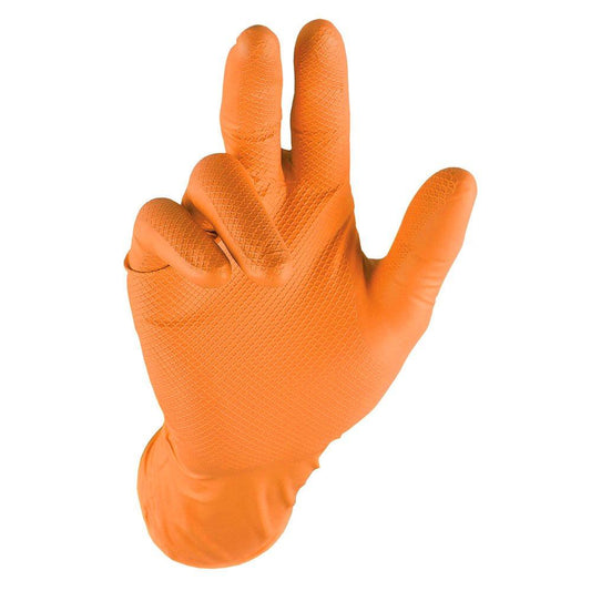Killeen Reusable Multiuse Large Orange Gloves 4pk