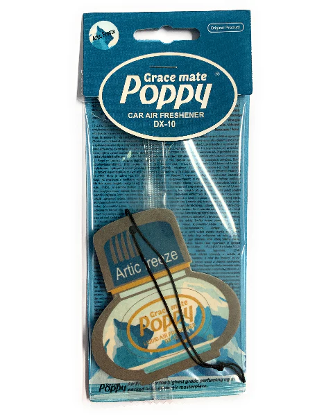 Poppy Grace Mate Paper Card air Freshener (Arctic Freeze)