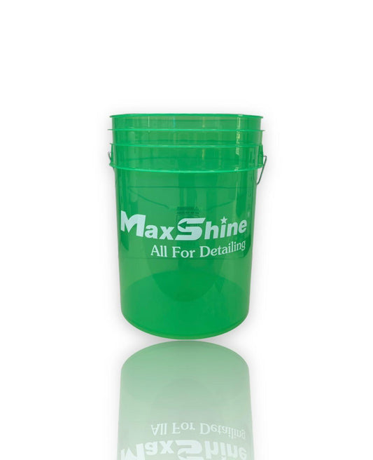 MaxShine Green Transparent Detailing Bucket 20L