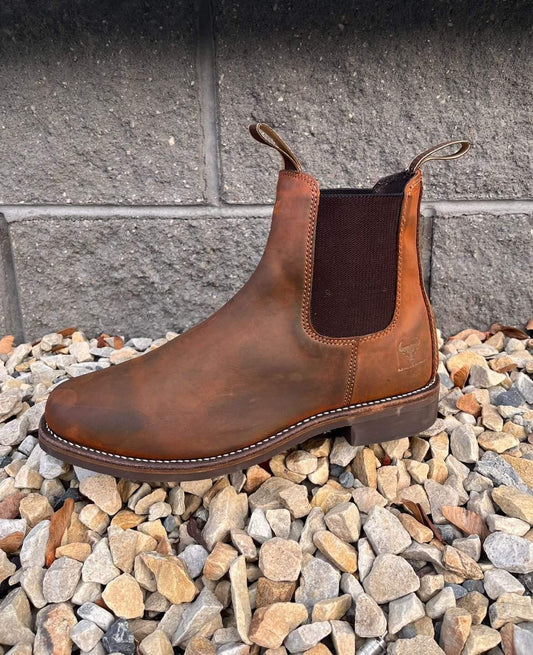 Blacksmith Chelsea Dealer Boot (Waxed Tan)