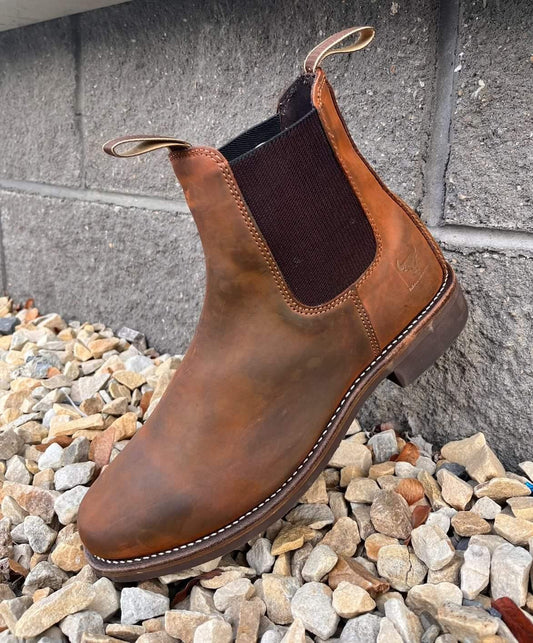 Blacksmith Chelsea Dealer Boot (Waxed Tan)