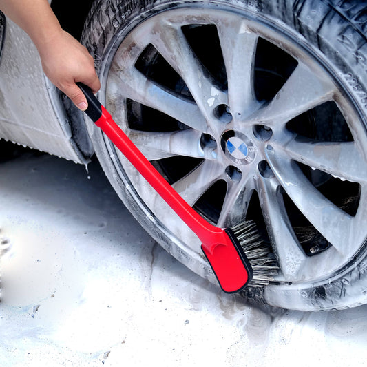 Maxshine Soft Grip Tire & Wheel Cleaning Brush-Long Handle