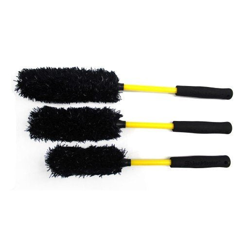 MaxShine Microfiber Wheel Brush 3-Piece Kit