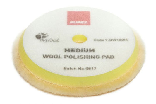 Rupes D-A Medium Wool Yellow Pad 150/180 mm (6")