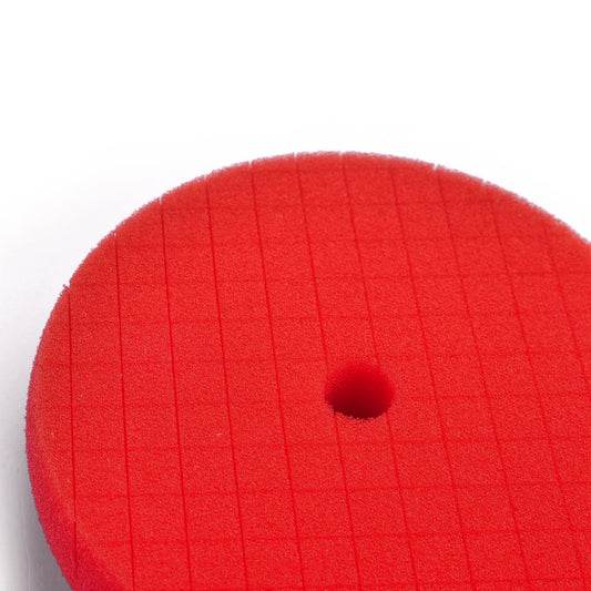 MaxShine Cross Cut Foam Pad 5″ – Finishing (Red)
