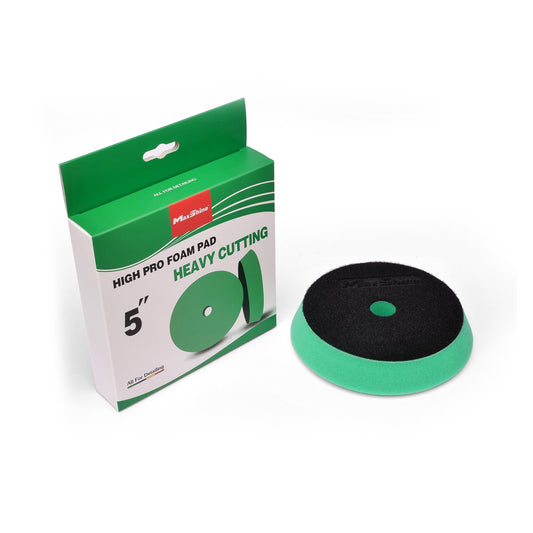 MaxShine High Pro Foam Pad 5" Heavy Cut (Green)