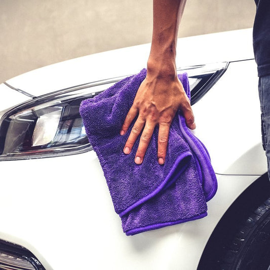 Maxshine 600GSM Purple Single Twisted Loop Drying Large Towel