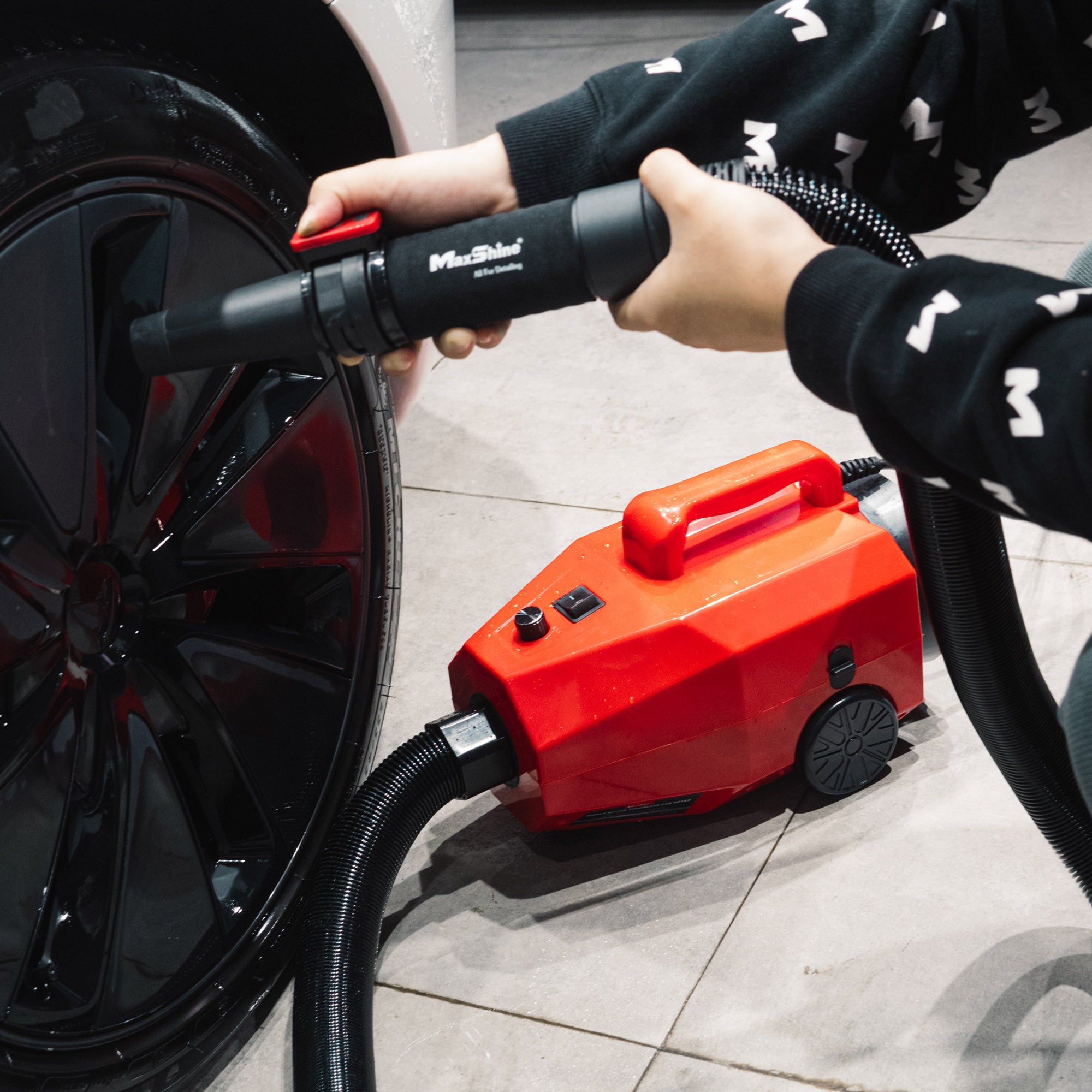 MaxShine Single Motor Touchless Car Dryer V2 with Remote Control