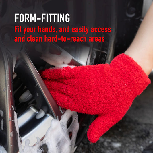 MaxShine Plush Microfiber Gloves