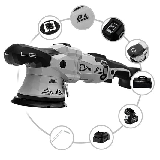 Liquid Elements Cordless polishing machine "A4500 Pro" - 15mm stroke
