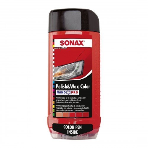 Sonax Polish & Wax Colour NanoPro (Red) – 500ml