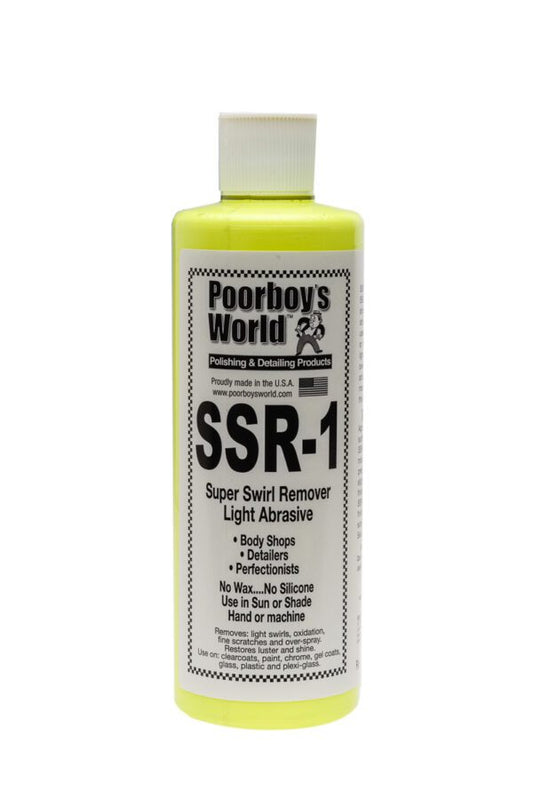 Poorboy's Super Swirl Remover SSR1 16oz