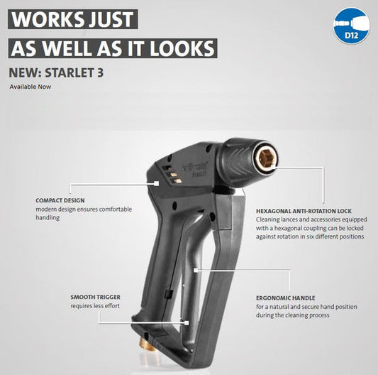 KRANZLE Short Starlet 3 Gun Quick Release Fitting
