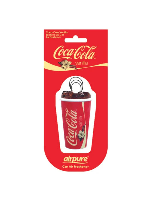 Coca Cola 3D Hanging Air Freshener - Vanilla