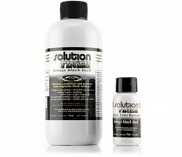 Solution Finish Black Trim Restorer