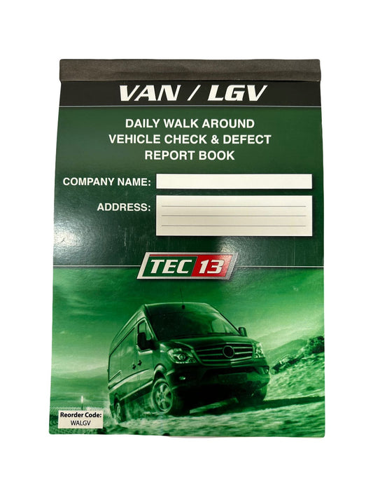 daily walk around check book