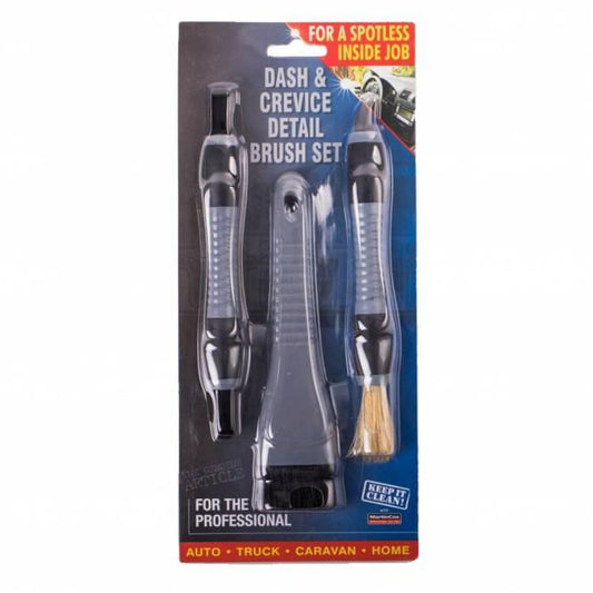 Interior Dash & Crevice Detail Brush Set