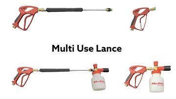 MaxShine Lance & Foaming Bottle Deal (Twin Quick Release)