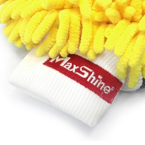 MaxShine Chenille Microfiber Wash Mitt Yellow
