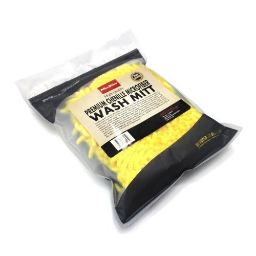 MaxShine Chenille Microfiber Wash Mitt Yellow