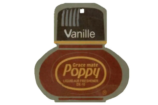 Poppy Grace Mate Paper Card Air Freshener (Vanille)