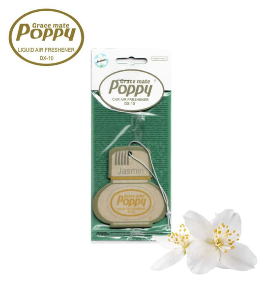 Poppy Grace Mate Paper Card Air Freshener (Jasmin)