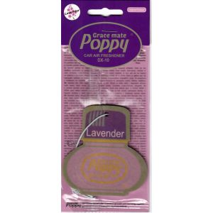 Poppy Grace Mate Paper Card air Freshener Lavender