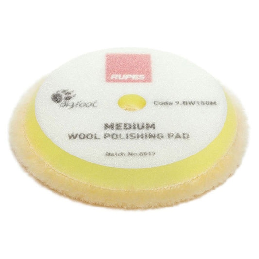 Rupes D-A Medium Wool Yellow Pad 130/150 mm (5")