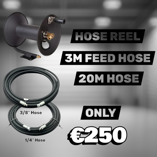 Power Washer Hose Reel Set Up